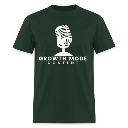 Growth Mode Content Classic T-Shirt - forest green