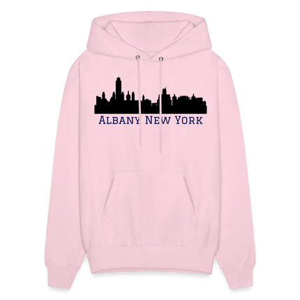 Albany NY Hoodie - pale pink