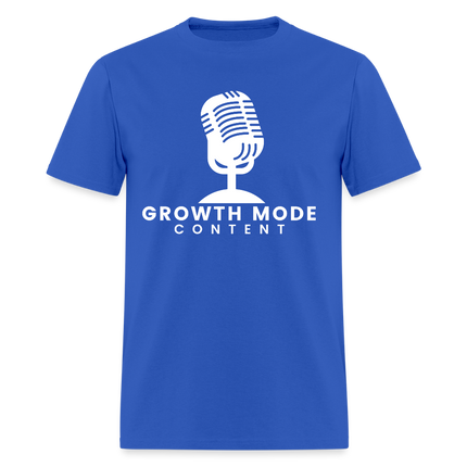 Growth Mode Content Classic T-Shirt - royal blue