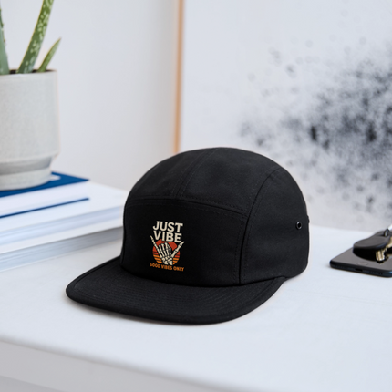 Just Vibe Jockey Camper Cap - black