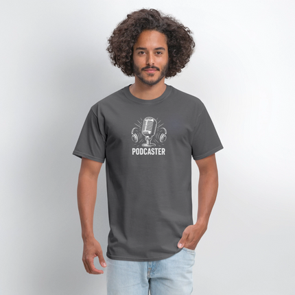 Podcaster  T-Shirt - charcoal