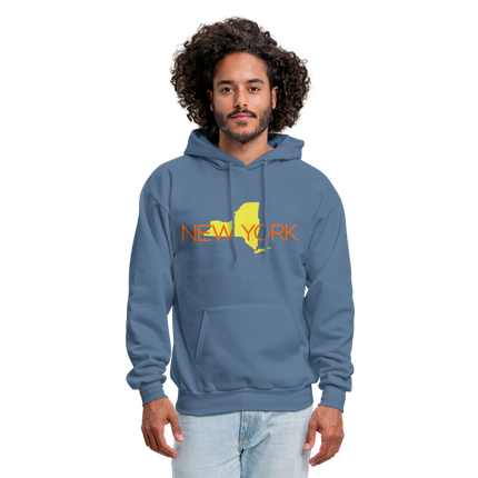 New York Hoodie - denim blue
