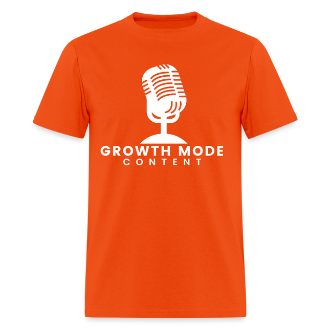 Growth Mode Content Classic T-Shirt - orange