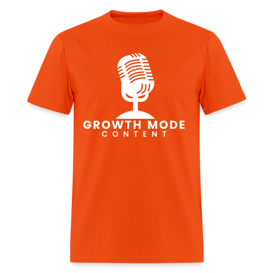 Growth Mode Content Classic T-Shirt - orange
