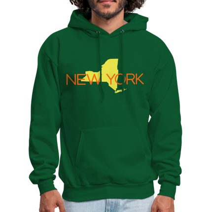 New York Hoodie - forest green