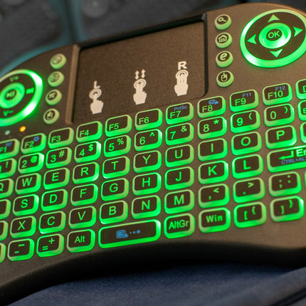 Mini Wireless Keyboard and Mouse Game Controller and Accessory Pack