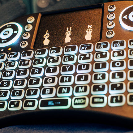 Mini Wireless Keyboard and Mouse Game Controller and Accessory Pack