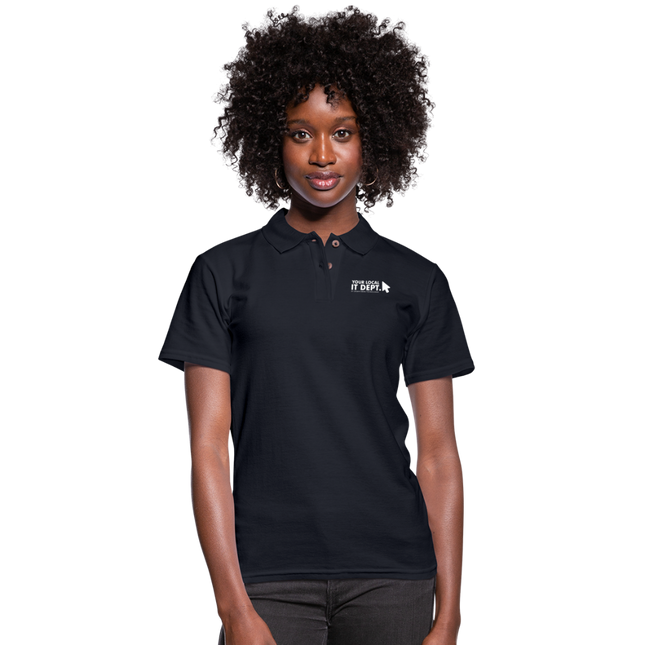 Women's Polo Shirt with Logo - midnight navy