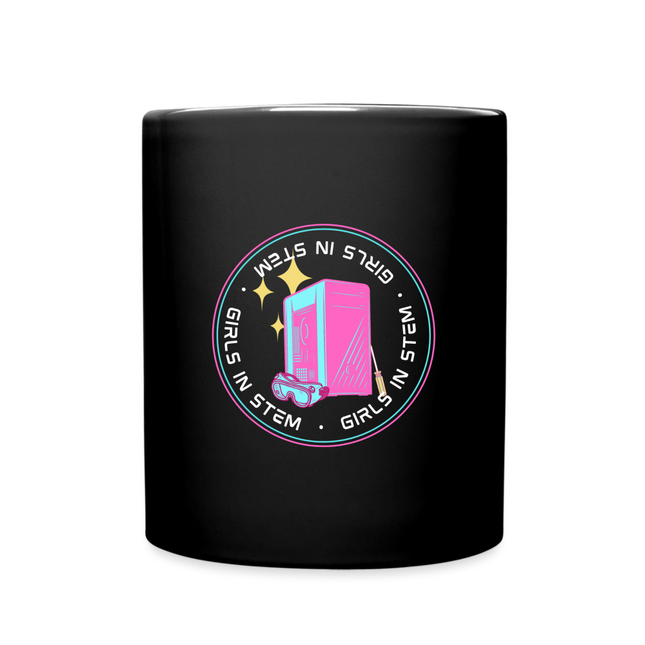 'Girls In S.T.E.M' mug - black