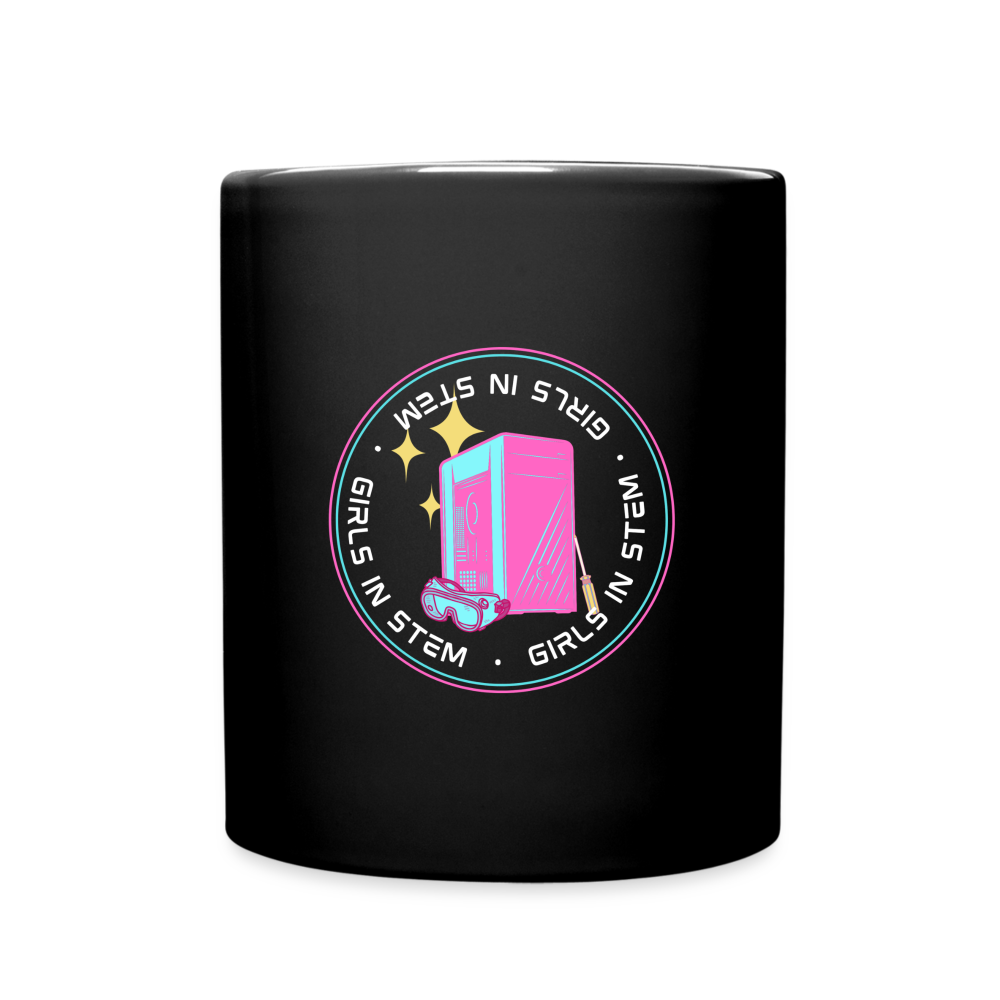 'Girls In S.T.E.M' mug - black